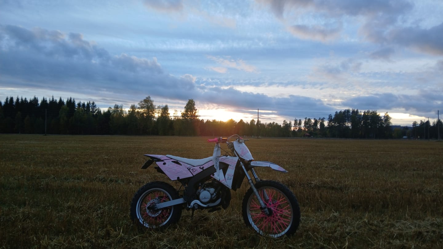 Customer photo review of NEW! FADED DRAGON - GRAPHICS KIT