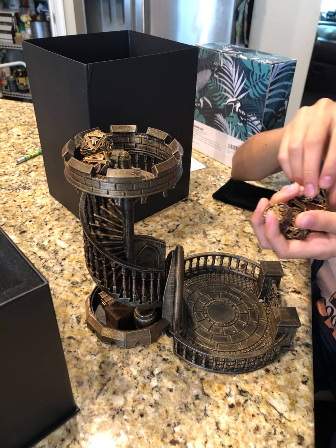 Customer photo review of Starspire Castle Dice Tower