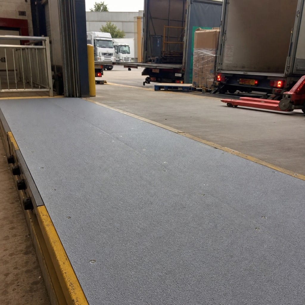 Customer photo review of Anti-Slip GRP Sheet 5mm R13 Gritted Floor Panel - 3 Sizes, 3 Colours