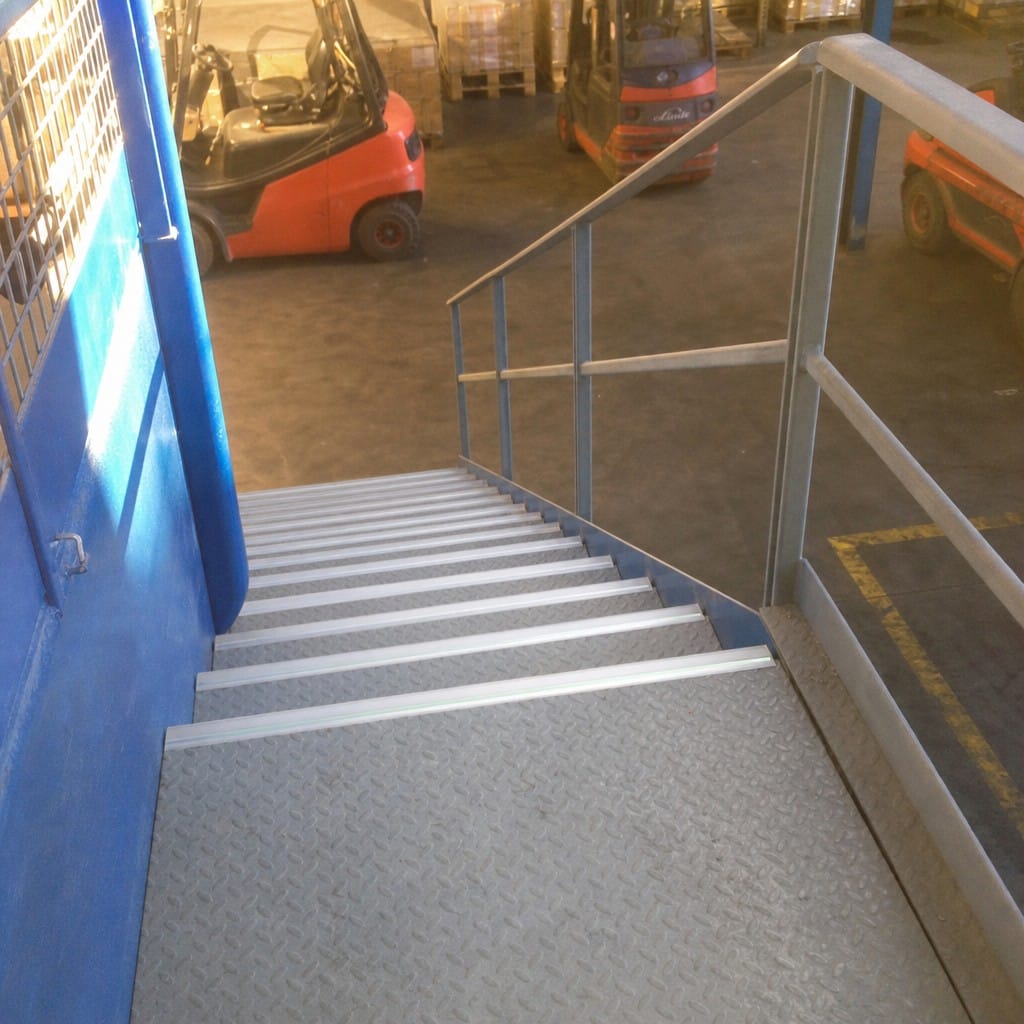 Customer photo review of Aluminium Stair Nosing 60x55mm Anti Slip Visibility Edge