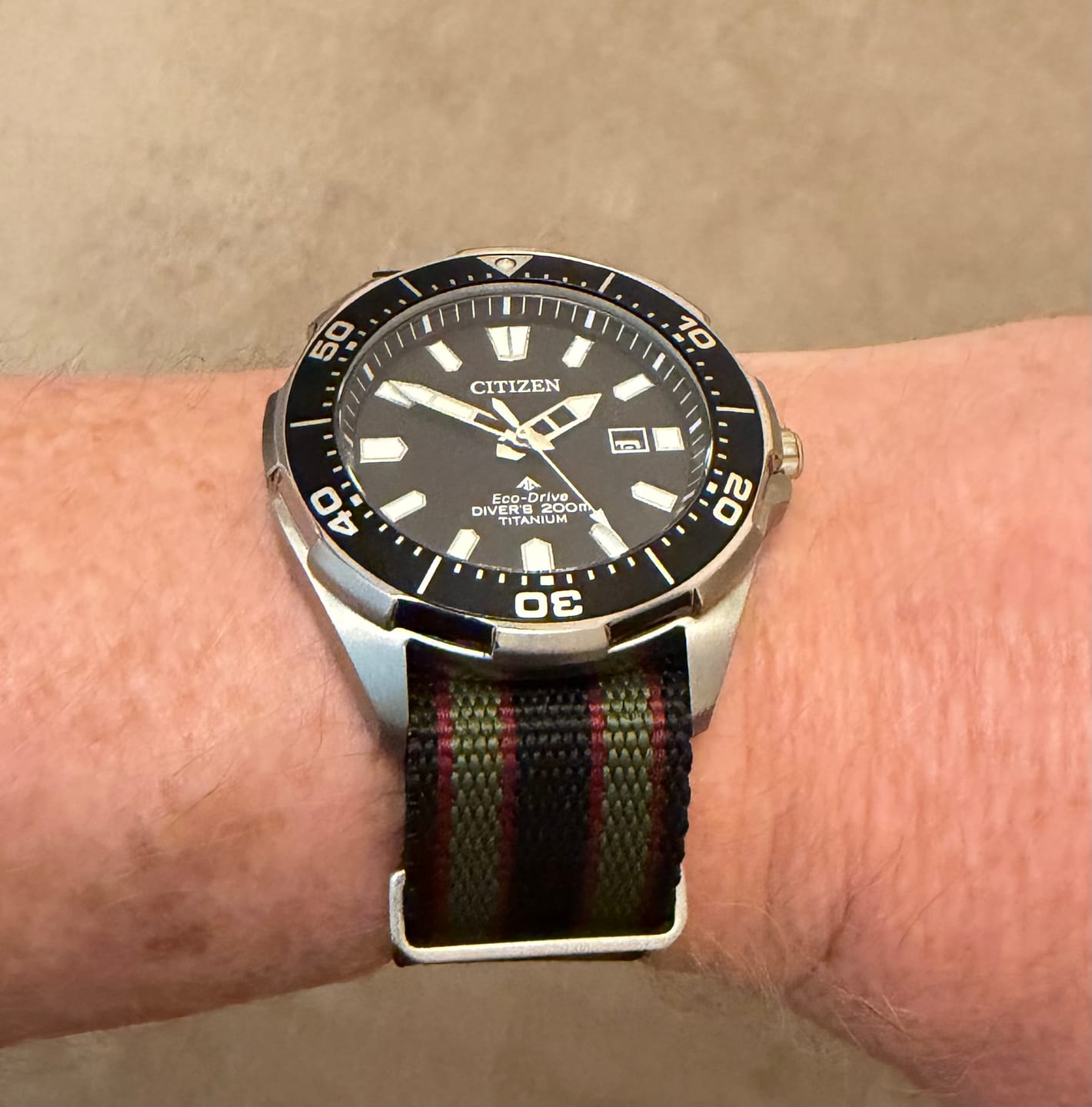 Customer photo review of Bond Nylon Strap - Five Eye