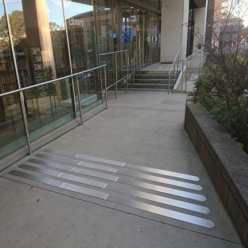 Customer photo review of 316 Stainless Steel Tactiles DDA Compliant Safety