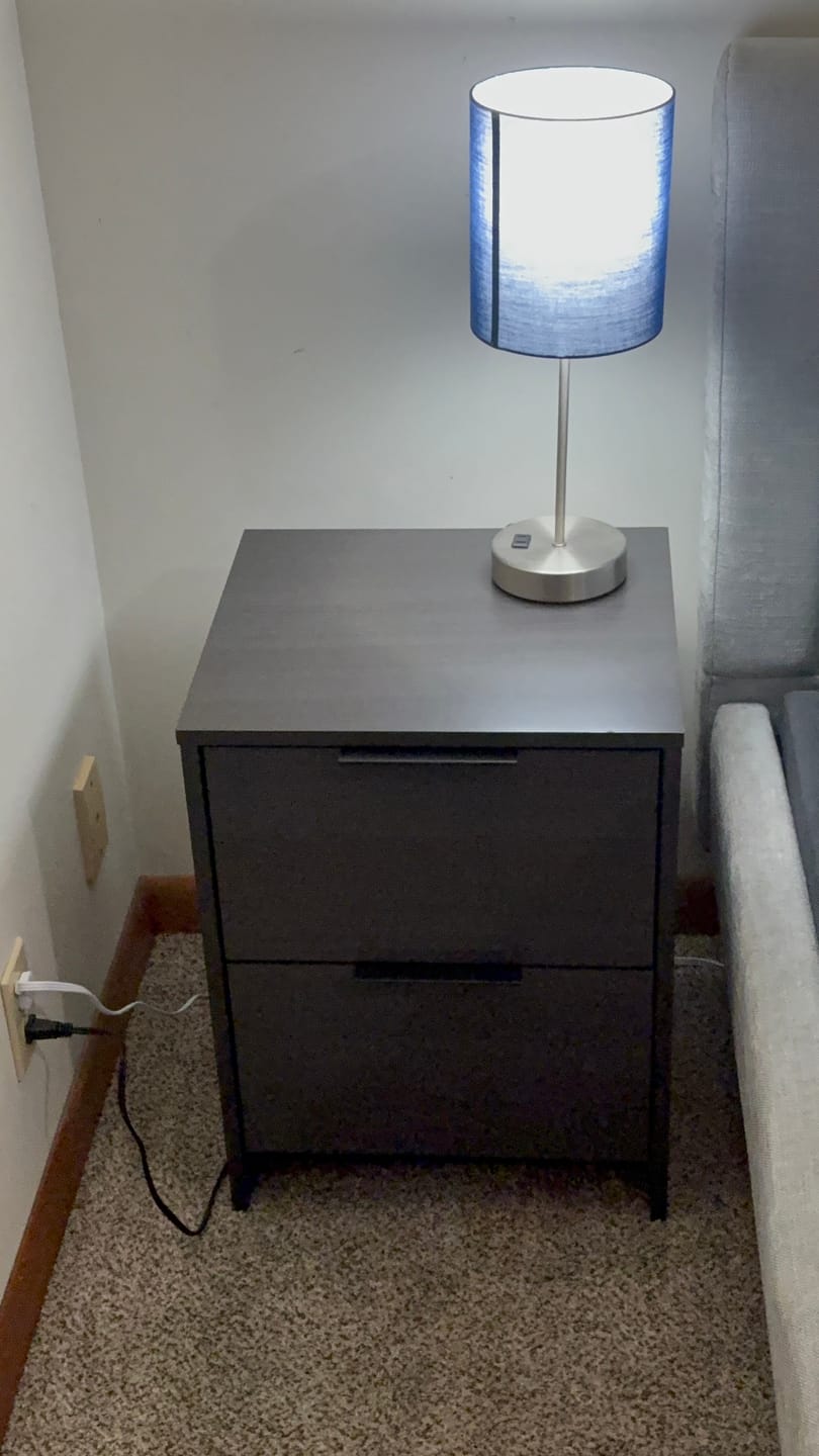Customer photo review of Screw-U Nightstand