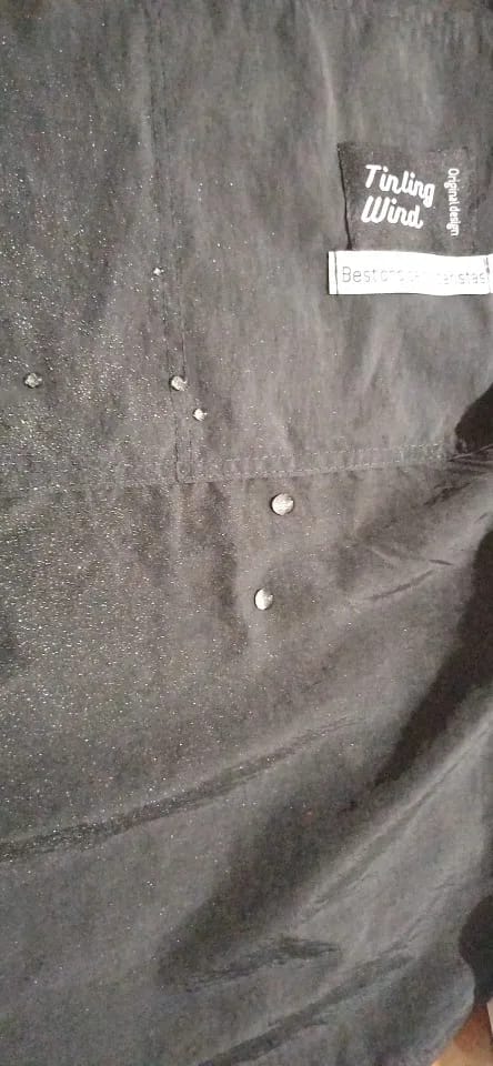 Customer photo review of Tablier Imperméable à Bretelles Croisées Style Japonais