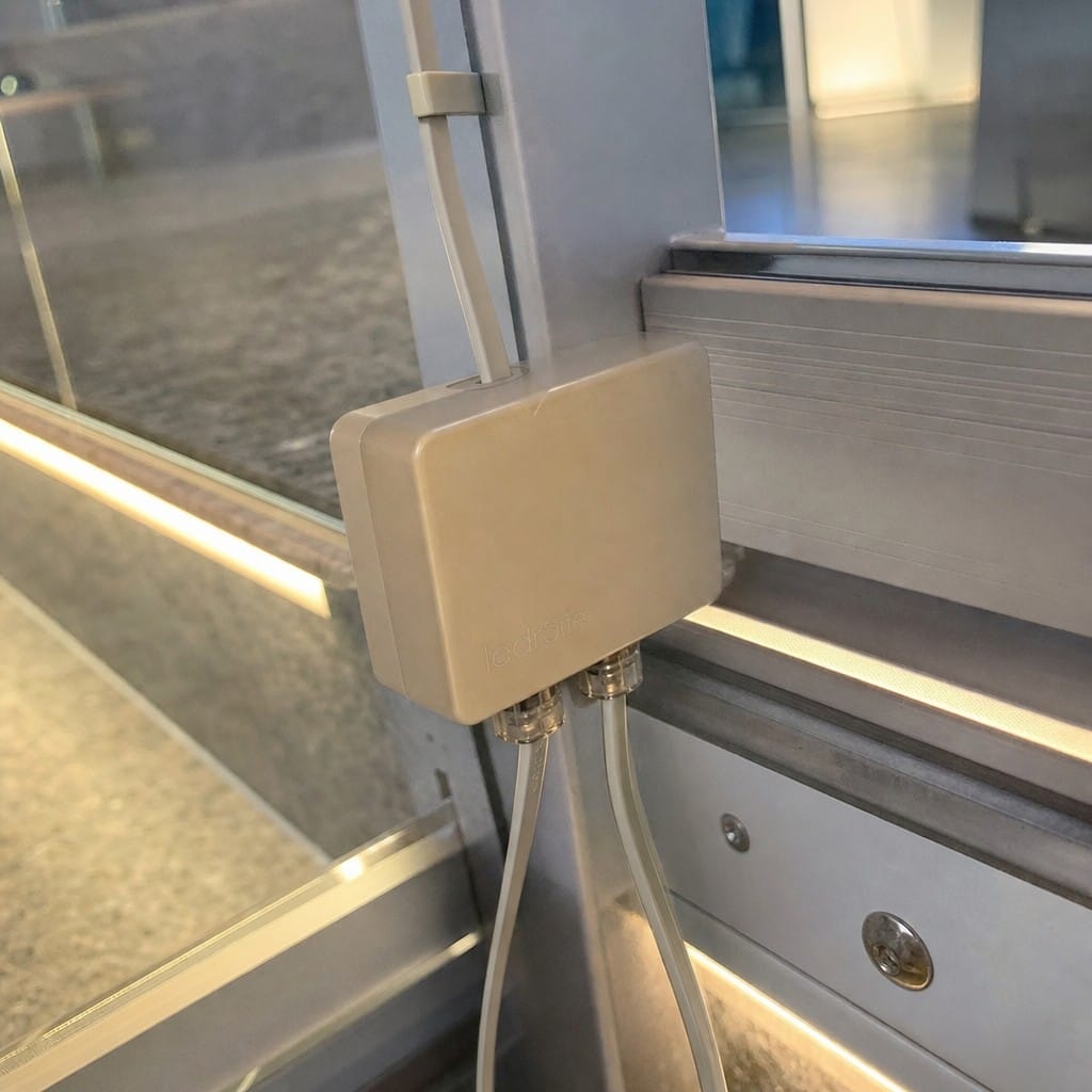 Customer photo review of Two Port LED Connector Block for Stair Nosing Lighting