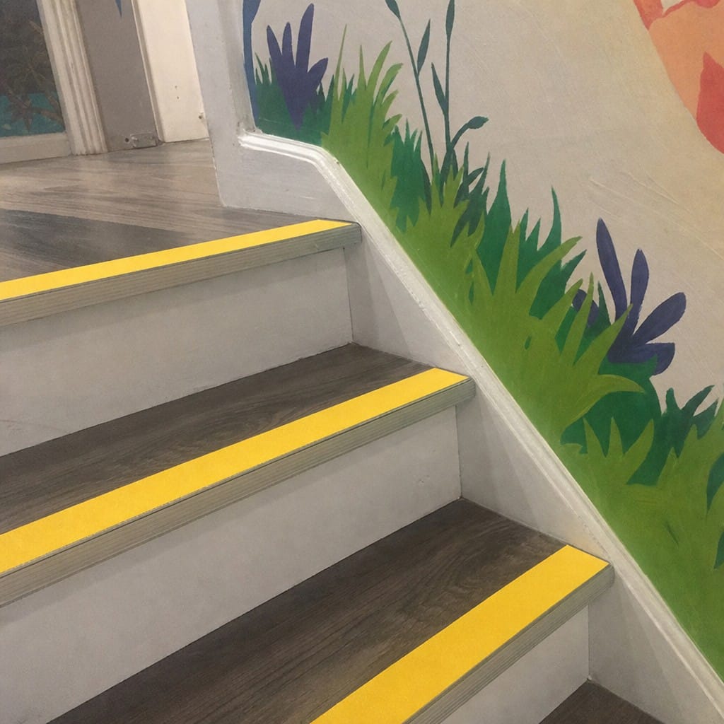 Customer photo review of Yellow Anti-Slip Tape | Silicon Carbide | DDA Compliant | 18.3m Roll