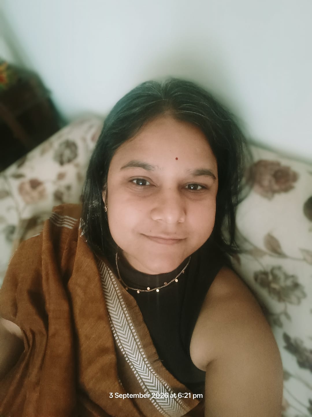 Customer photo review of Celestial Coin Drop Cascade Necklace