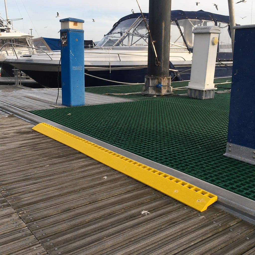 Customer photo review of GRP Grating Ramp | Anti-Slip Fibreglass Access Ramp for 38mm GRP Grating Panels