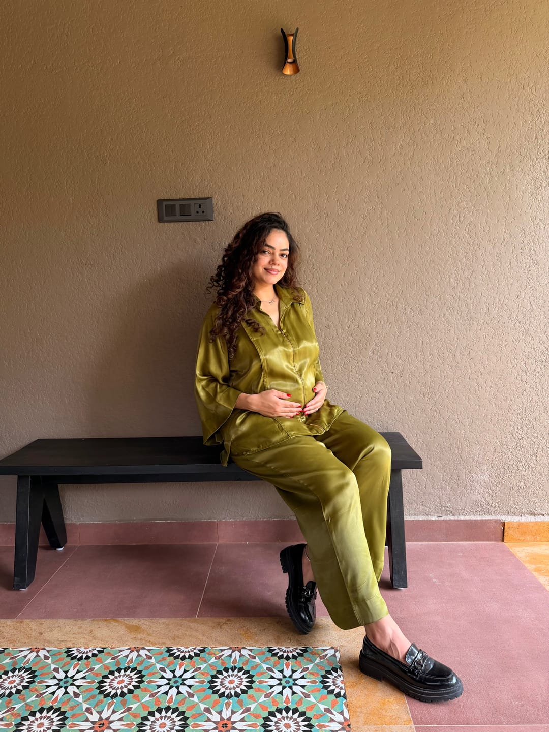 Customer photo review of The Cocoon Set- Olive