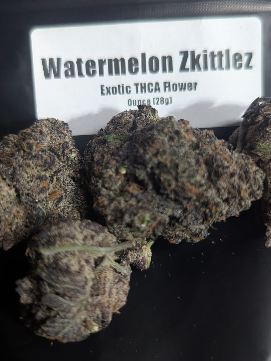 Customer photo review of Watermelon Zkittlez THCA Flower (Exotic)