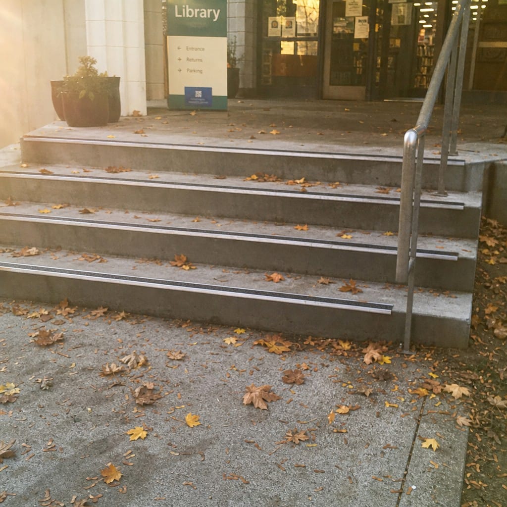 Customer photo review of Retro-Fit Stainless Steel Anti-Slip Stair Nosing R10 | No Tile Removal | 4 Colours | 34mm & 59mm