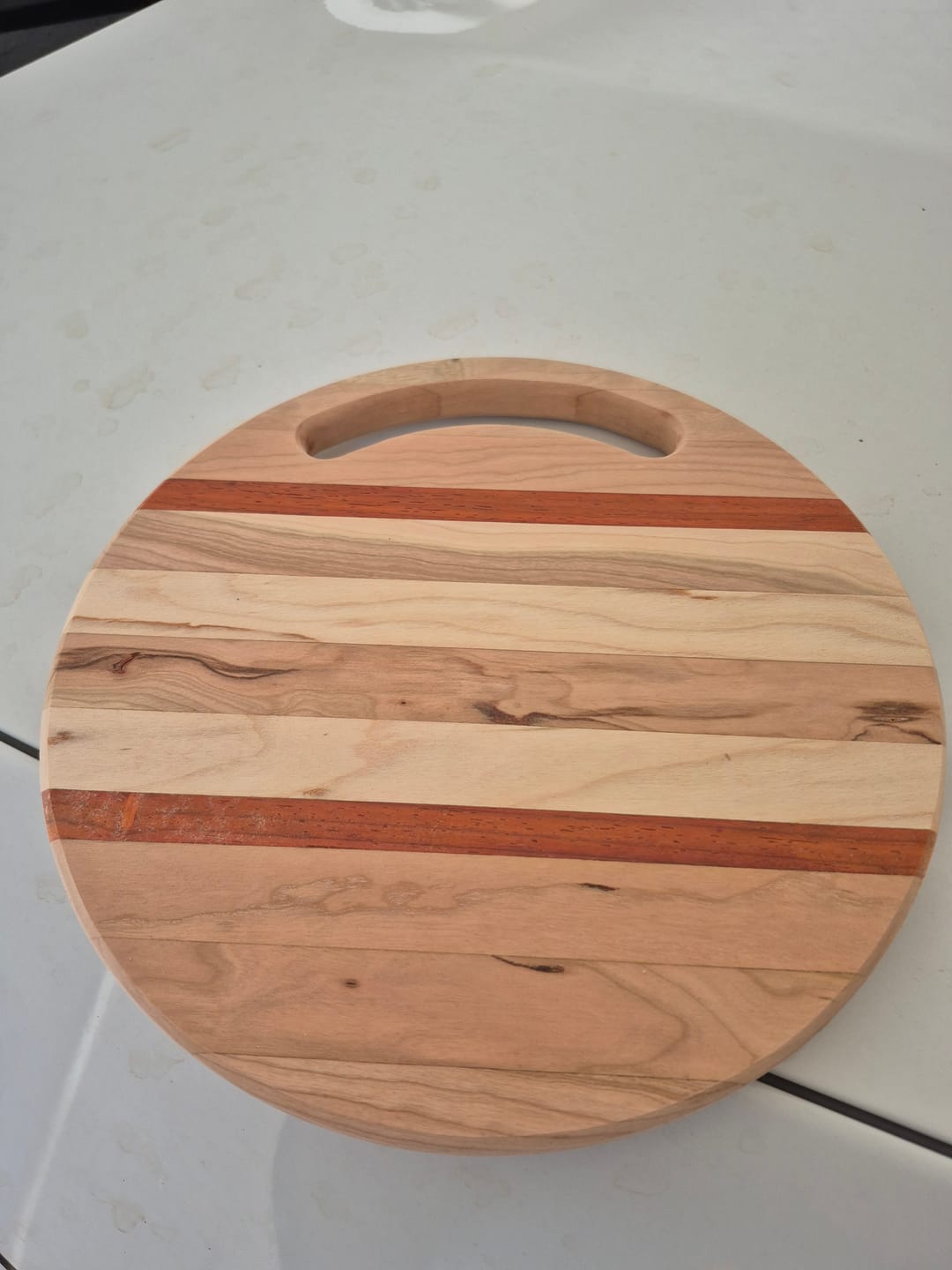 Customer photo review of Router Templates 4 Pack - Cheese Board Acrylic Templates