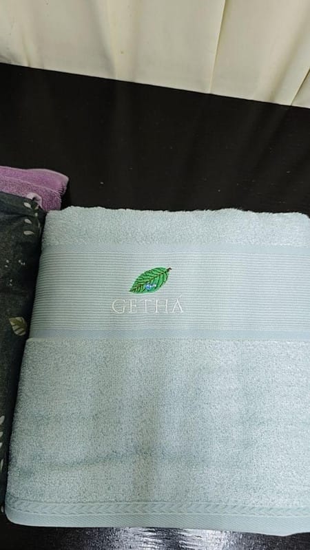Customer photo review of Bamboo Bath Towel