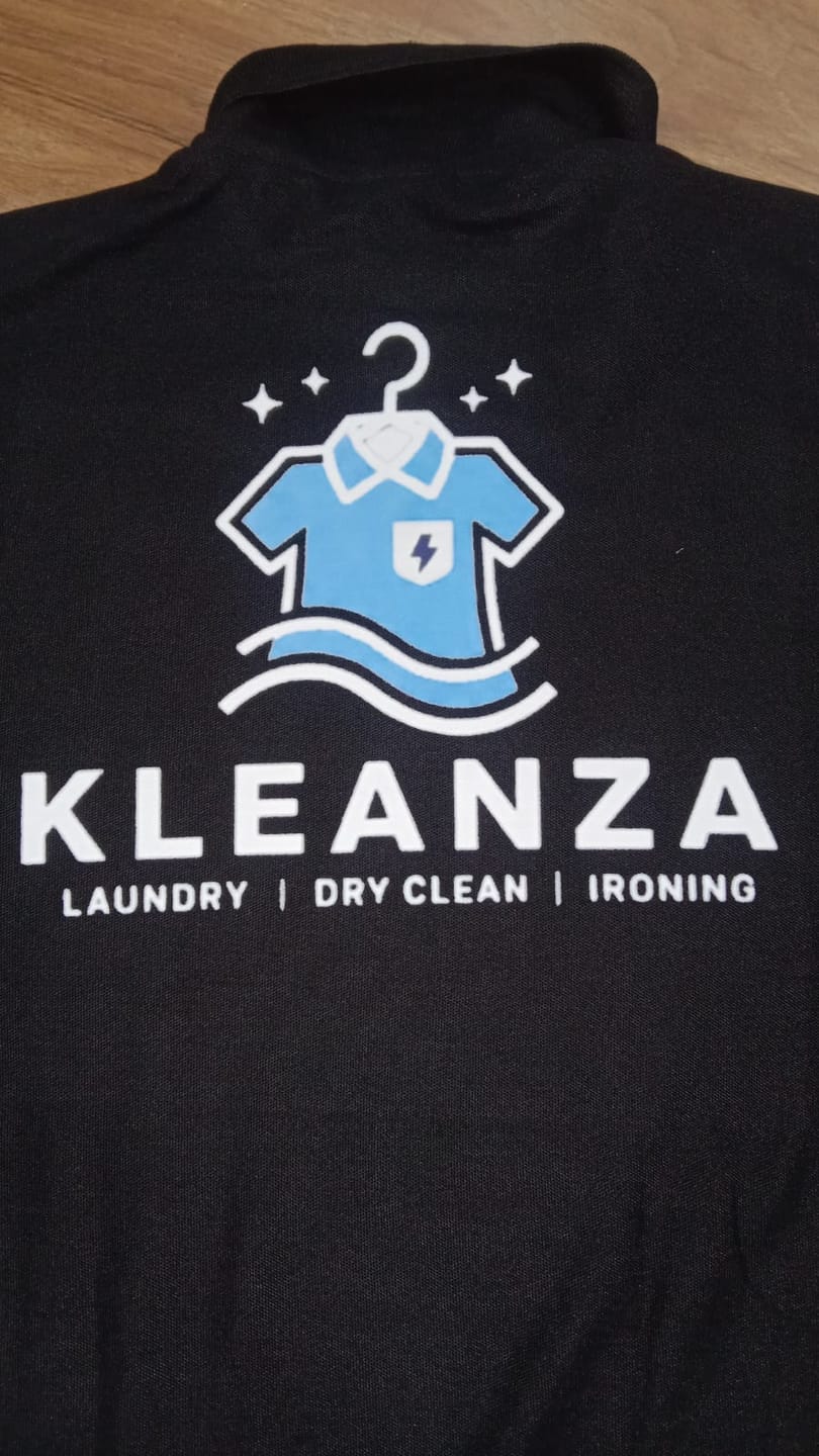 Customer photo review of Customized Polo T-Shirt With Your Company Logo | Order Logo Printed Tees | PrintMine.in