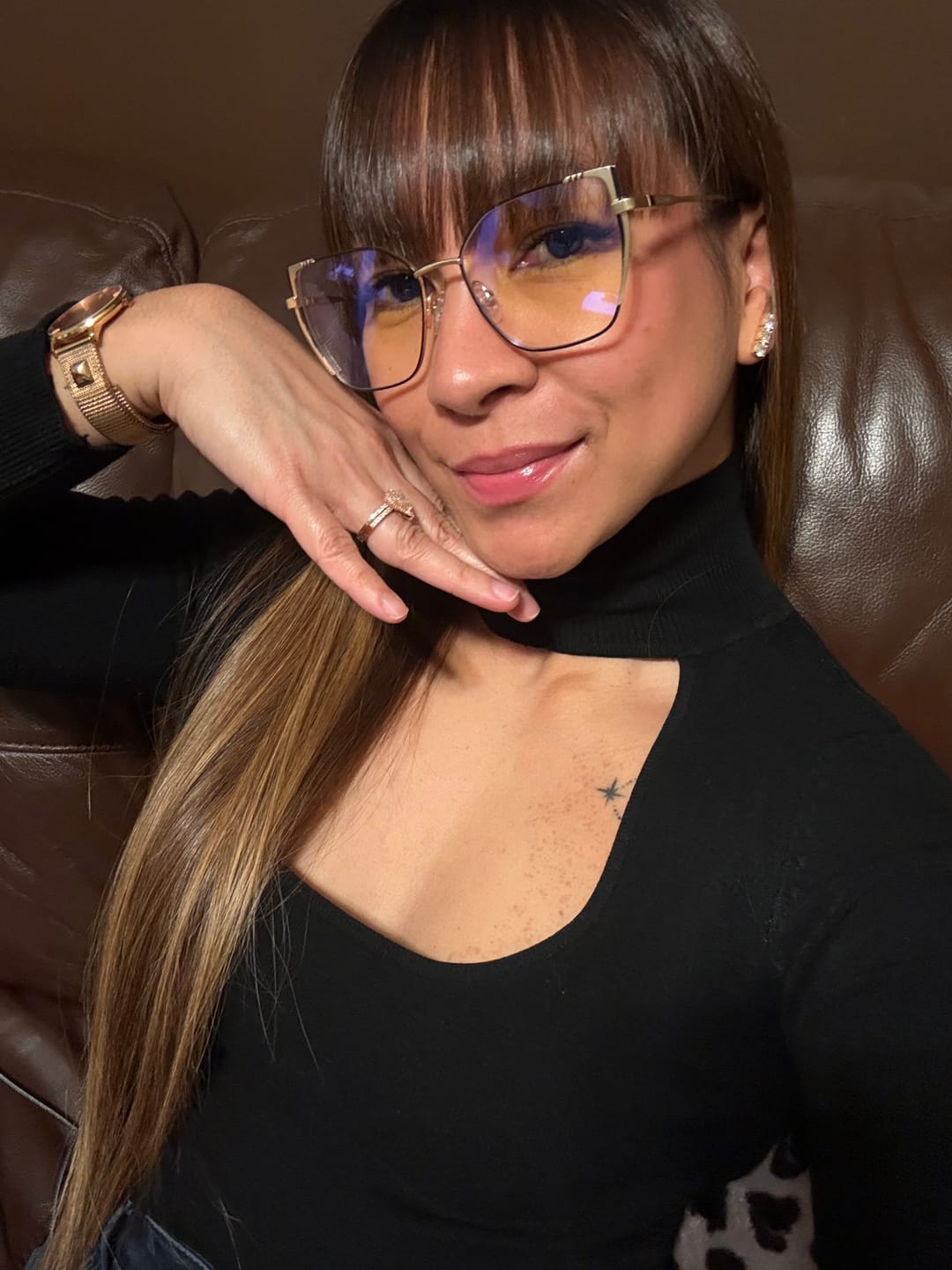 Customer photo review of Ear Bar Stud