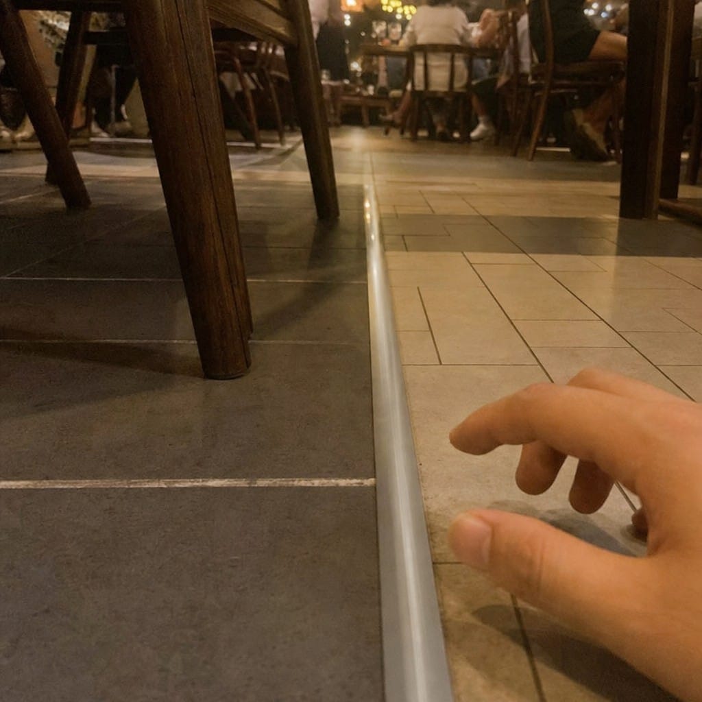 Customer photo review of Aluminium T Profile Strip 14x8mm Anodised Floor Transitions - 2.5m