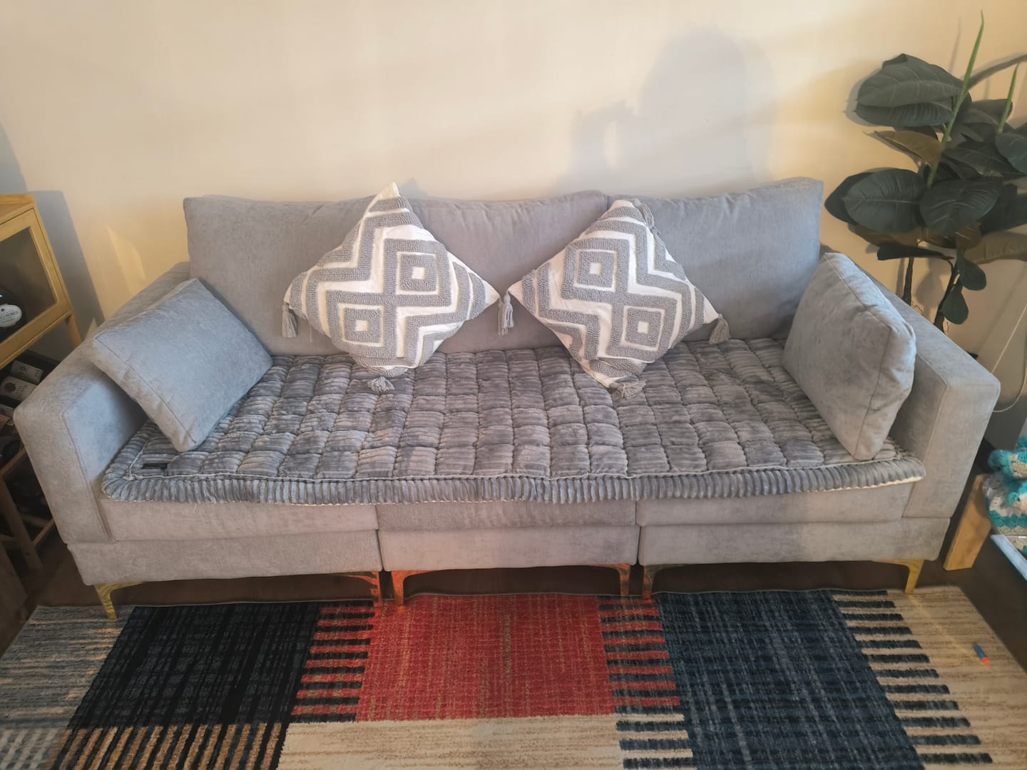 Customer photo review of Majestuoso · Protector Premium para Sofá