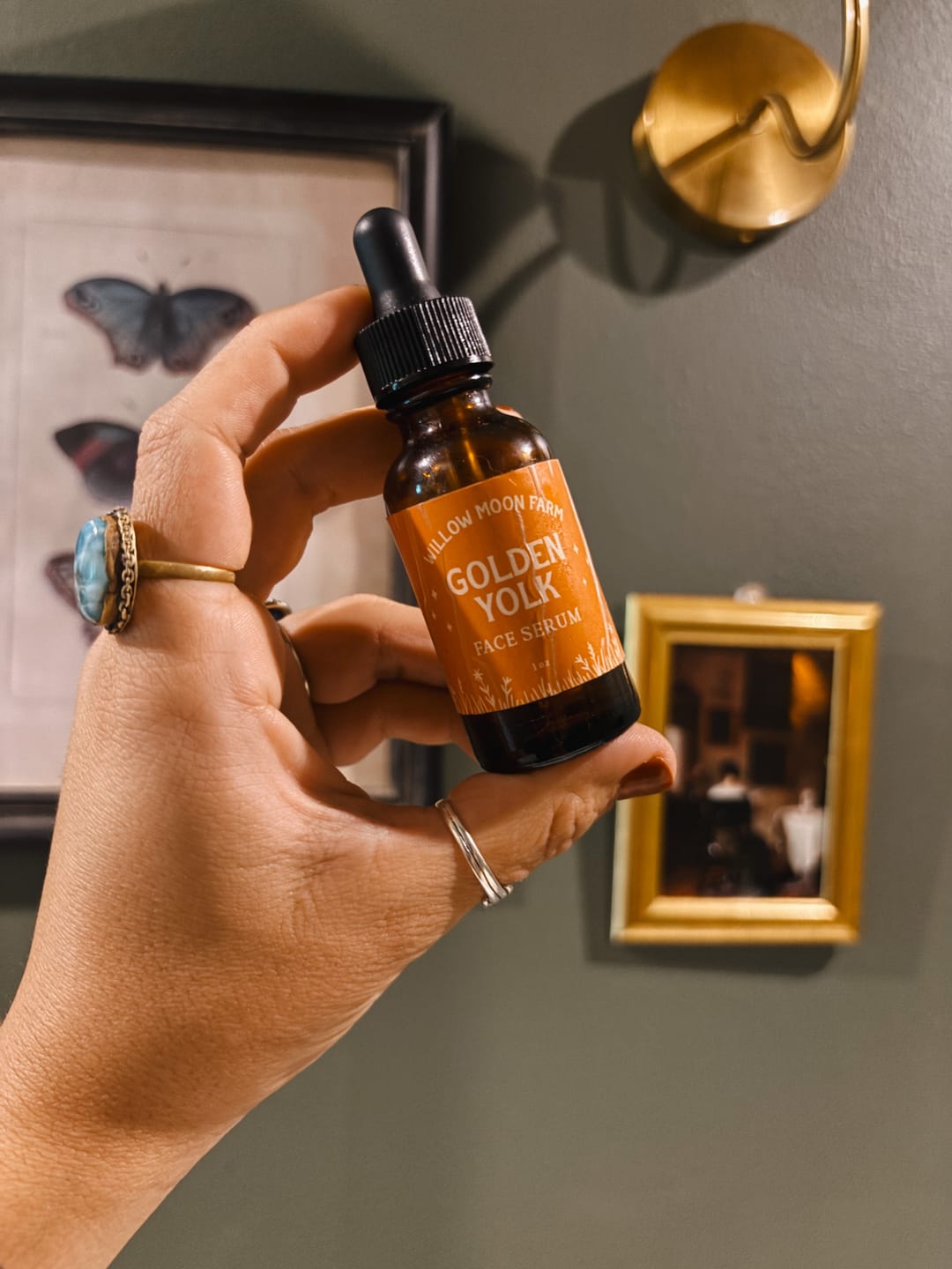 Customer photo review of Golden Yolk Face Serum