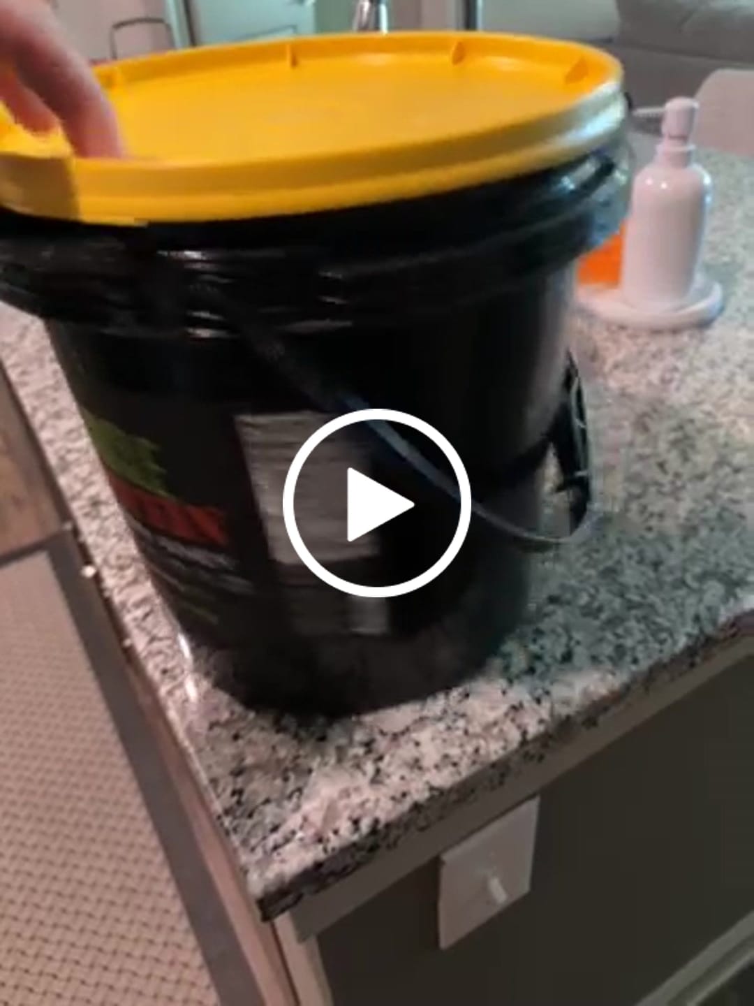 Customer video review of Whey Protein Powder Bucket