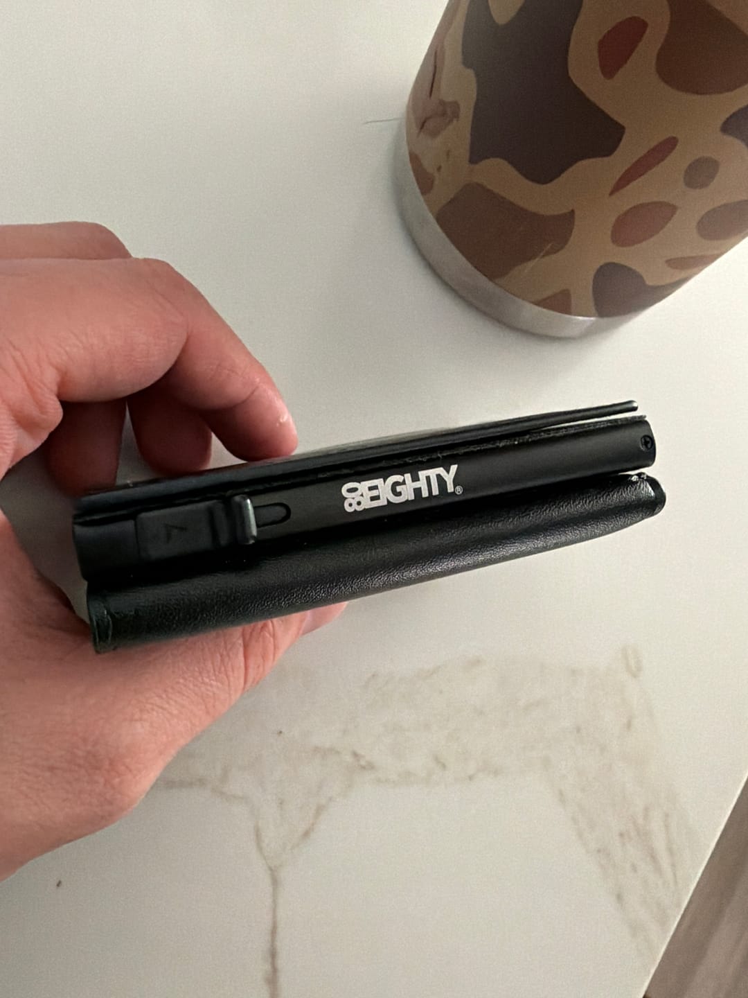 Customer photo review of 80Eighty® Onyx Wallet