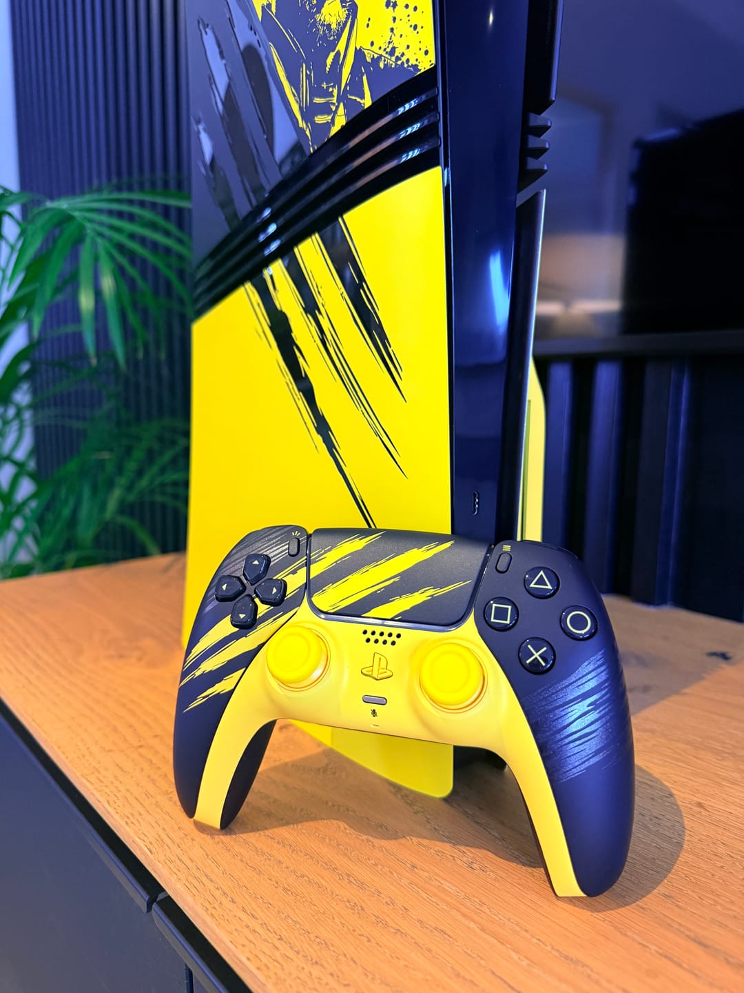 Customer photo review of PlayStation 5 (PS5) DualSense Wireless Controller - Marvel’s Wolverine Battle Yellow Limited Edition