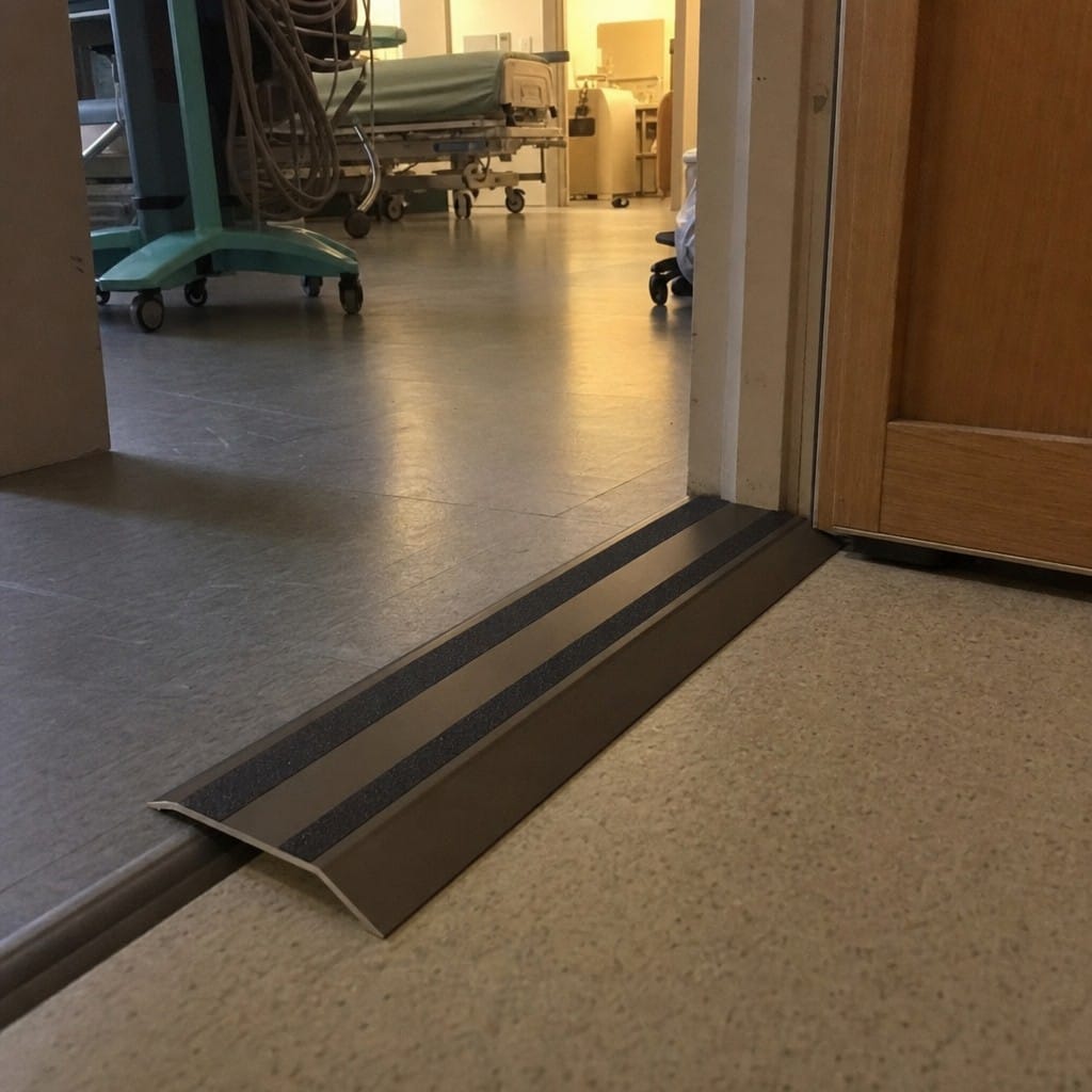 Customer photo review of Transition Strip 50x15mm Aluminium Self Adhesive Doorway Threshold