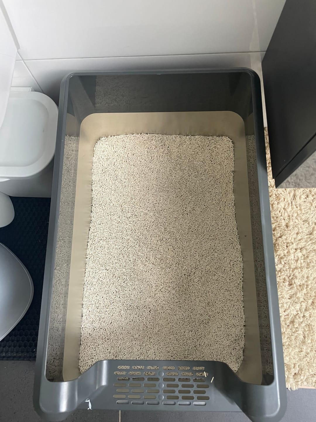 Customer photo review of Naturreines Katzenstreu