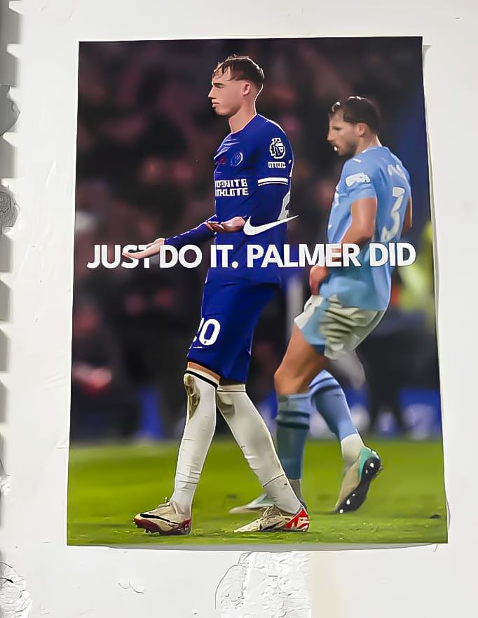Customer photo review of Cole Palmer 'COLD' Poster