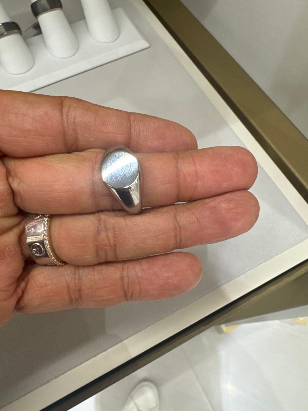 Customer photo review of Anillo Sello Circular