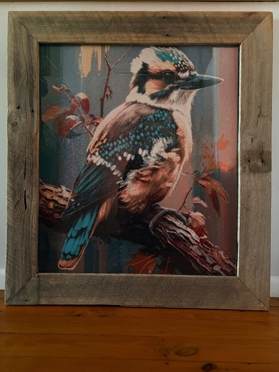 Customer photo review of Kookaburra IX (Diamond Painting)