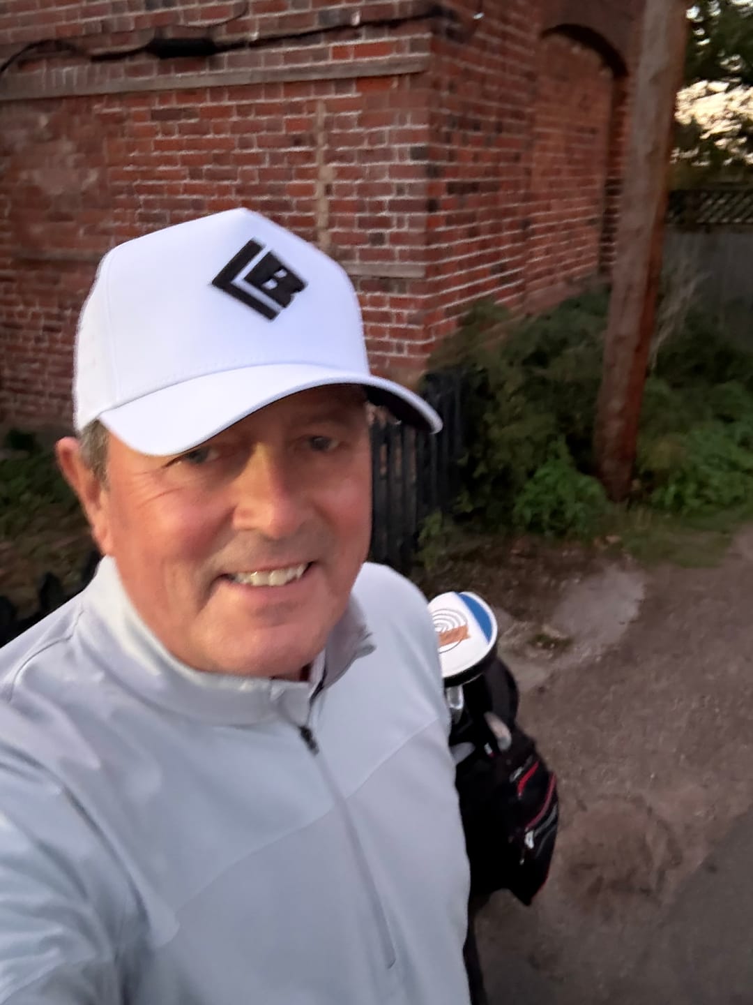 Customer photo review of LB Pro-Style Classic Golf Hat – Popular White Edition