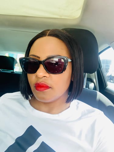Customer photo review of Vietnamese Super Double Drawn Bone Straight 5x5 Glueless Closure 10" Natural Black Wig