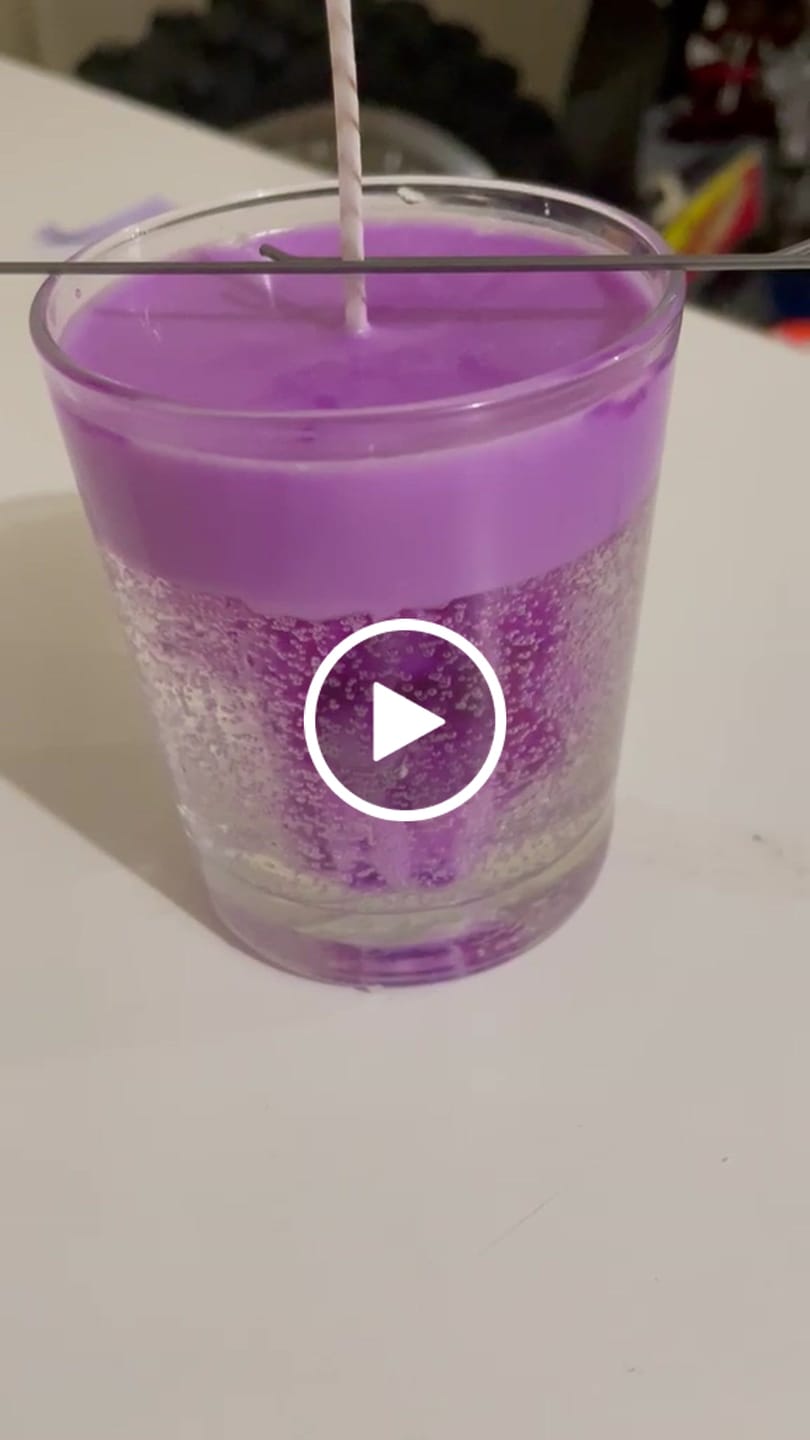 Customer video review of Gel para velas