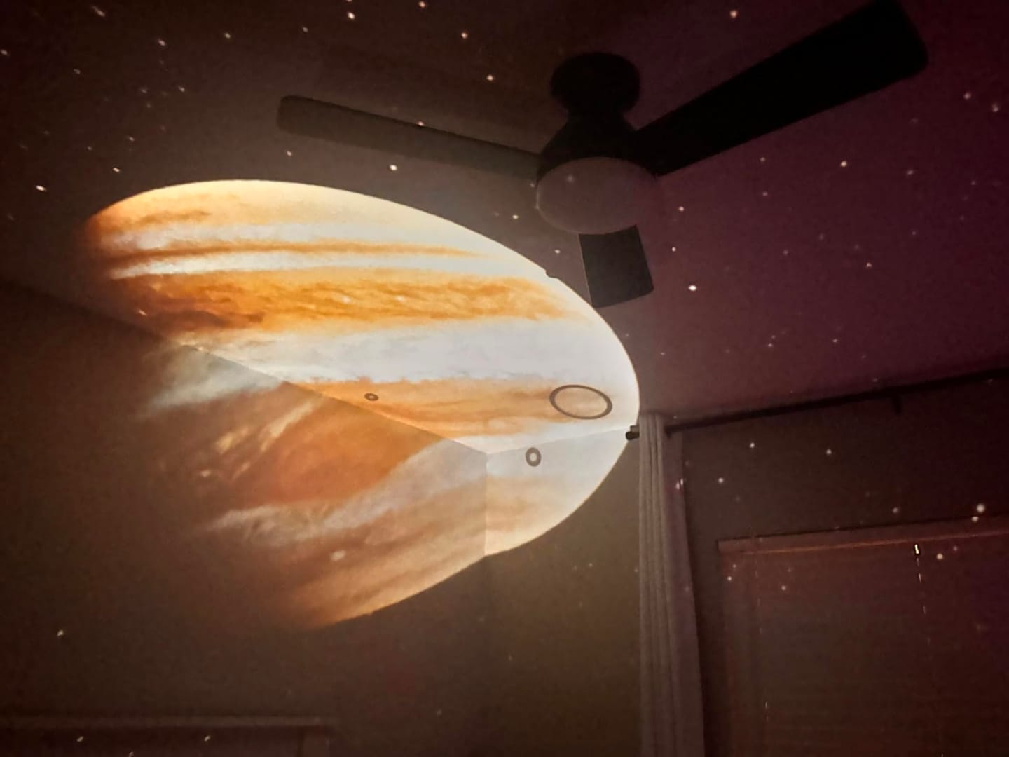 Customer photo review of Lumina Living Projection Night Light