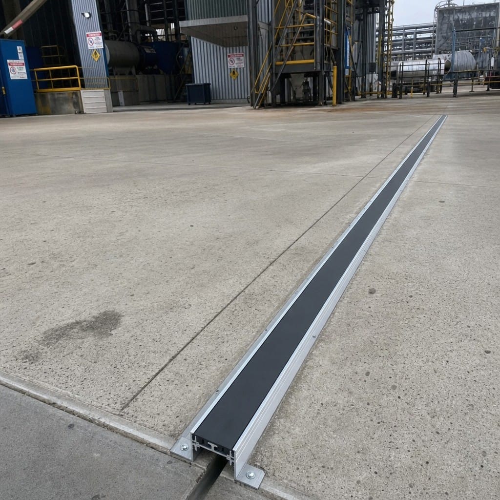 Customer photo review of Structural Aluminium Floor Joint 50mm Industrial Movement Expansion