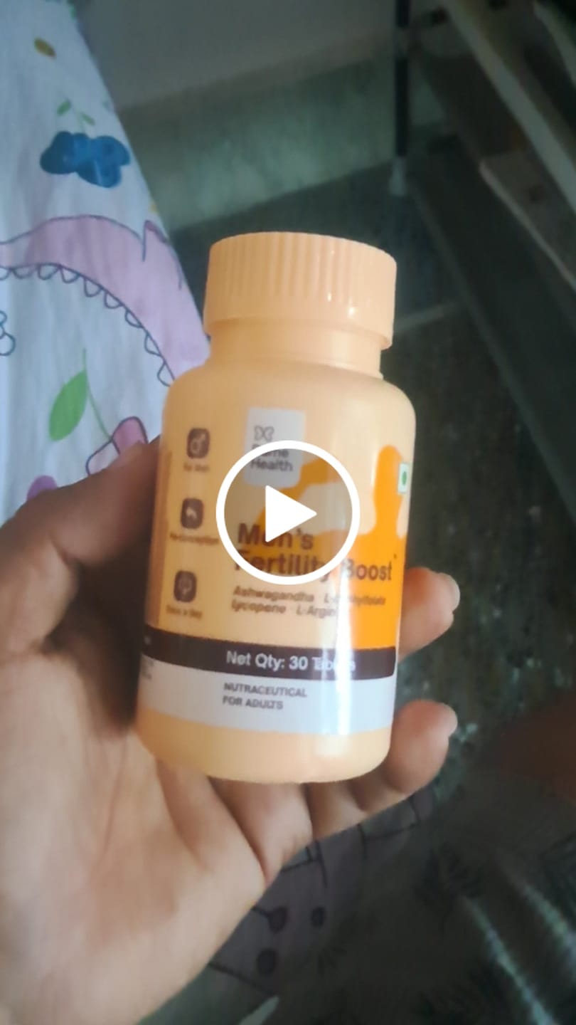 Customer video review of Men's Fertility Boost I Men's Complete Care Multivitamin