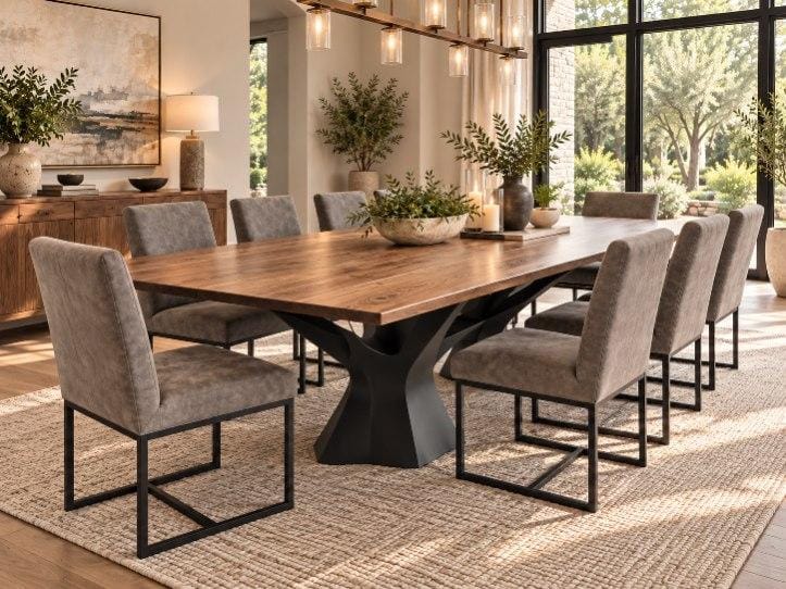 Customer photo review of Table Base 28" H Tree Trunk for Custom Woodworking Project - 303 Namu