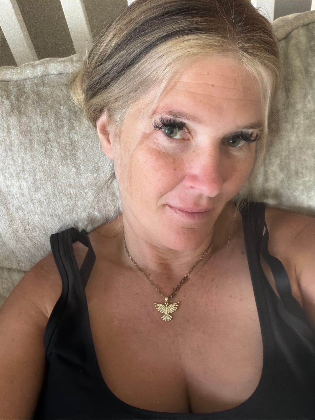 Customer photo review of FREE Today: Sparkling Holy Spirit Dove Winged Necklace: Emblem of Divine Guidance