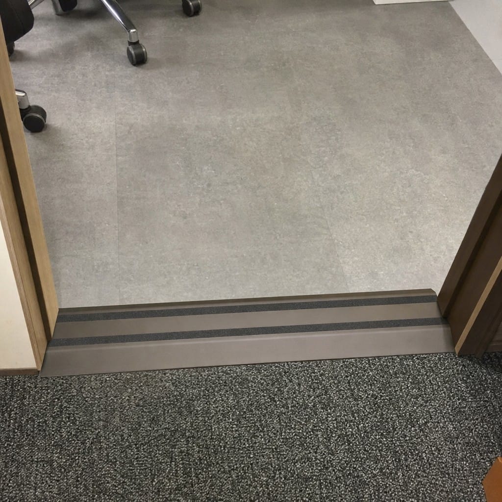 Customer photo review of Transition Strip 50x15mm Aluminium Self Adhesive Doorway Threshold