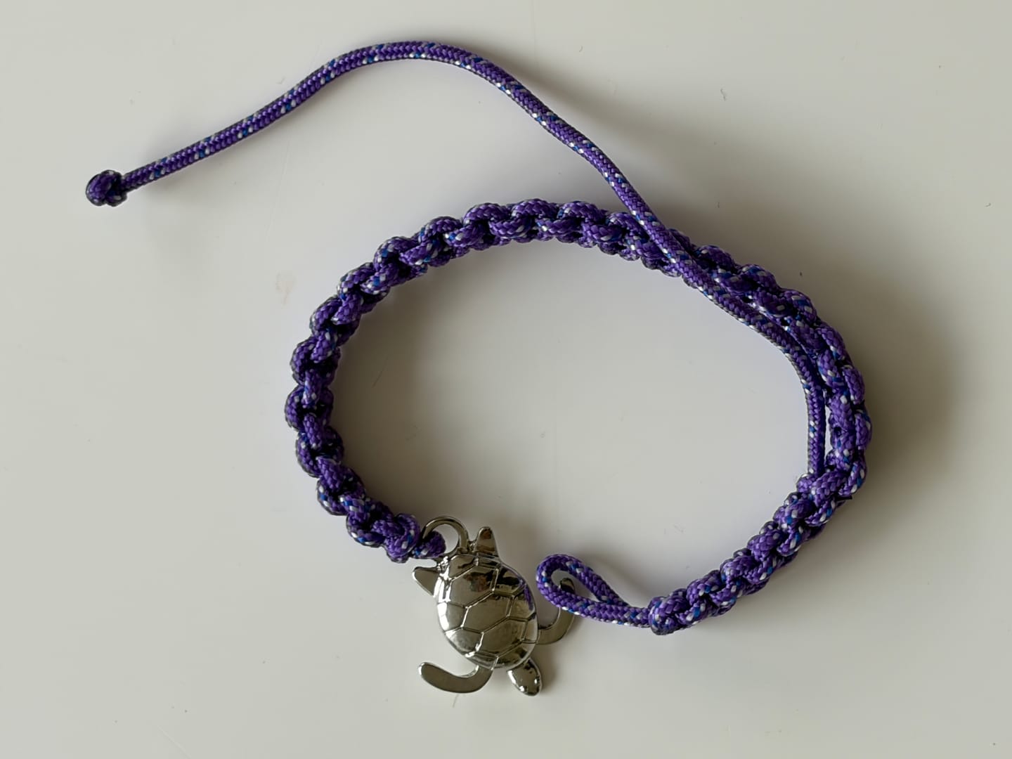 Customer photo review of Adjustable Scuba Turtle Bracelet - various colours