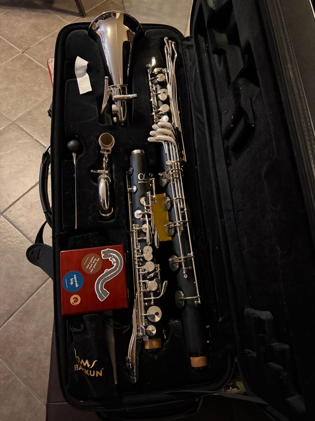Customer photo review of Alpha Low C Bass Clarinet