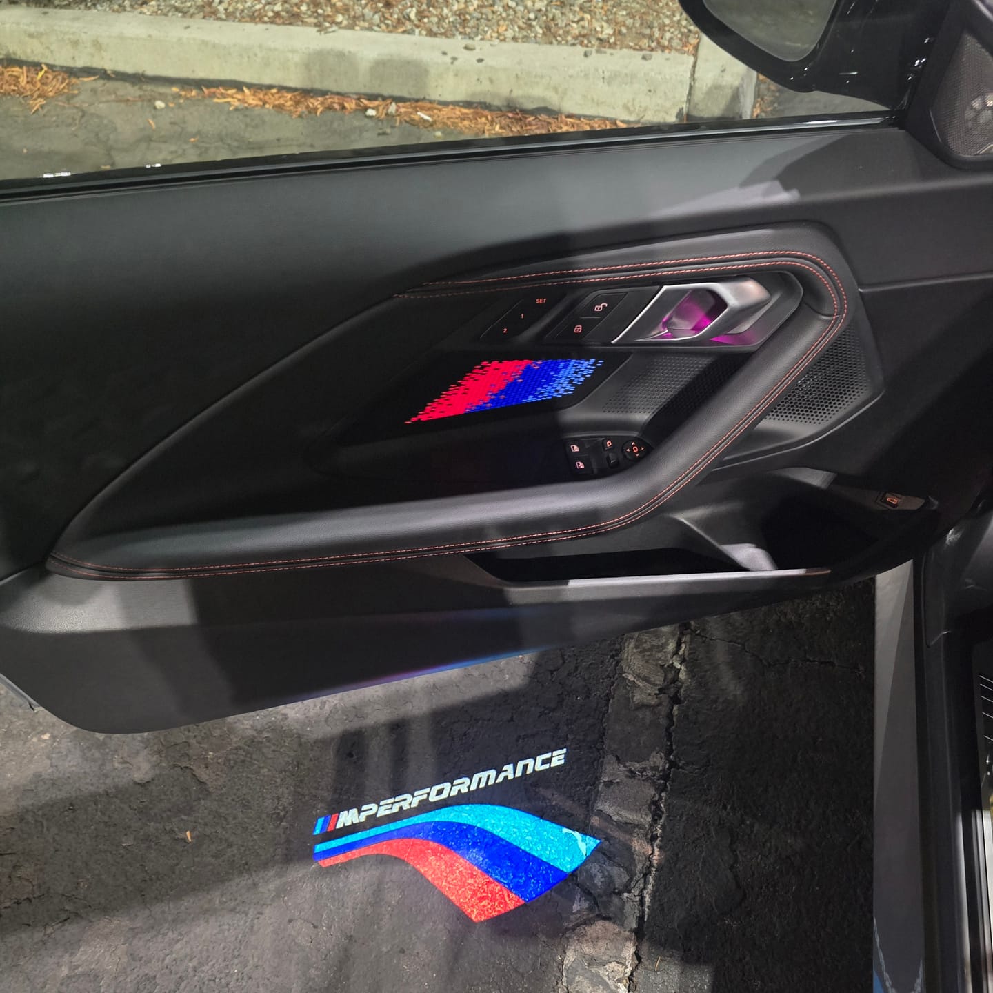 Customer photo review of BMW G SERIES DOOR LIGHTS