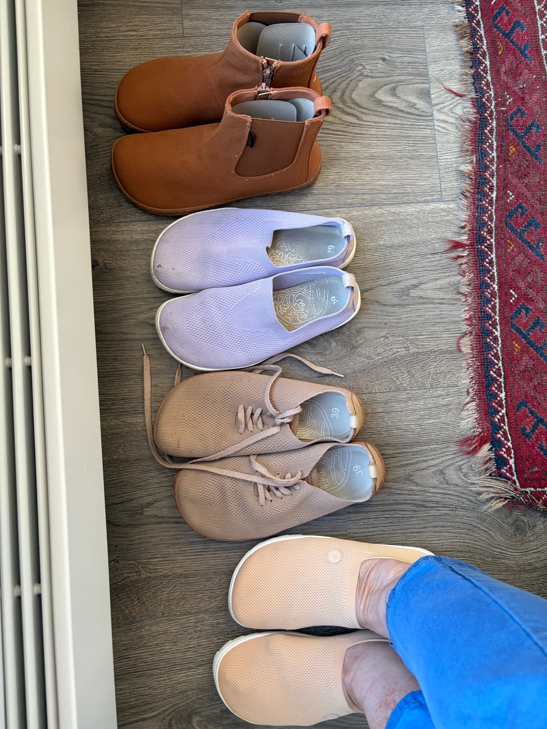 Customer photo review of Vaistoa Lempeä 2 | Knitted Barefoot Slip-ons