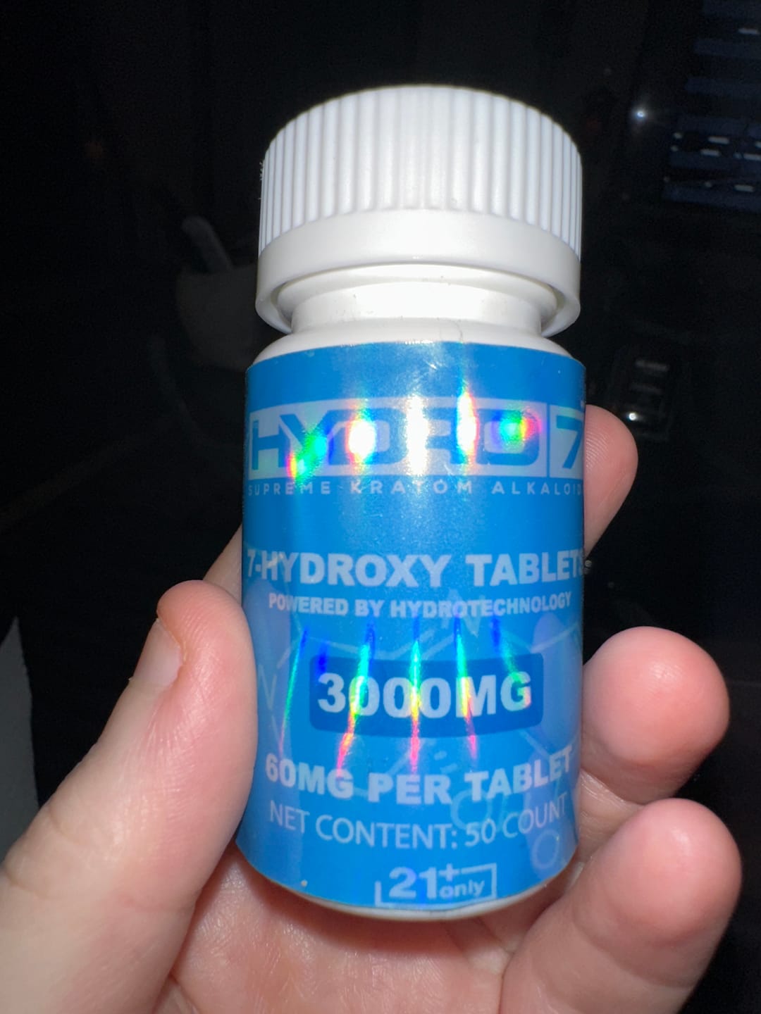 Customer photo review of 7-Hydroxy Tablets - 50MG (4 Count) 200MG