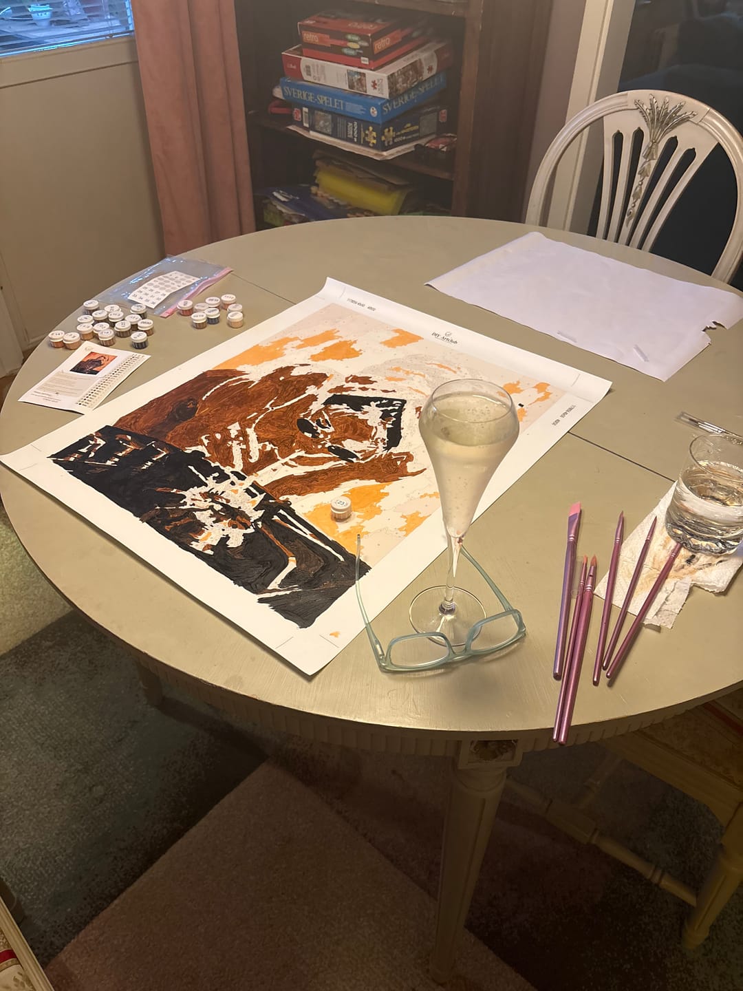 Customer photo review of Too Hot to Handle | Paint by Number