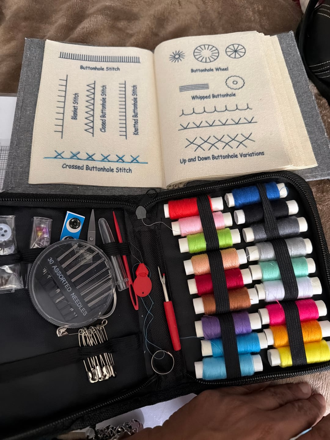 Customer photo review of DIY Embroidery Stitch Book