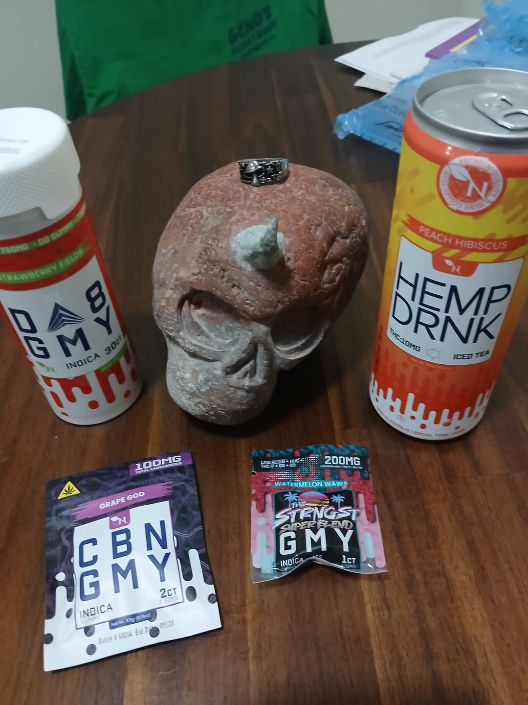 Customer photo review of DELTA 8 GUMMIES - 30CT Strawberry Fields 750mg (25mg ea.) – INDICA