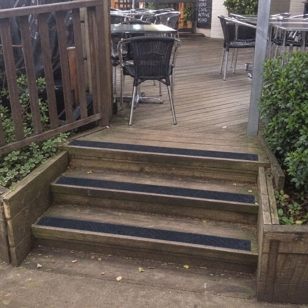 Customer photo review of Anti Slip Decking Strips 5 Pack 600x50mm with Screws