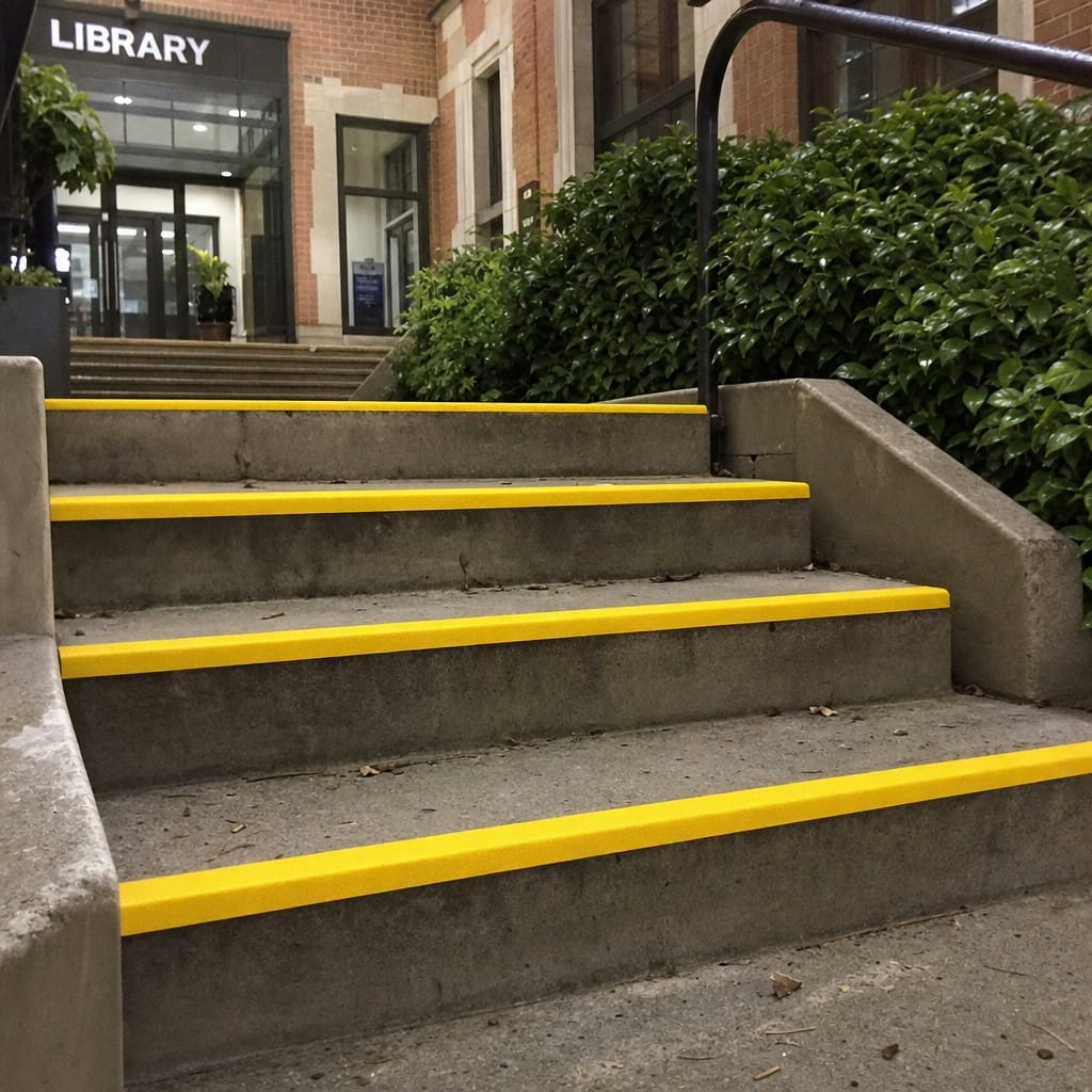 Customer photo review of Yellow Anti-Slip Tape | Silicon Carbide | DDA Compliant | 18.3m Roll