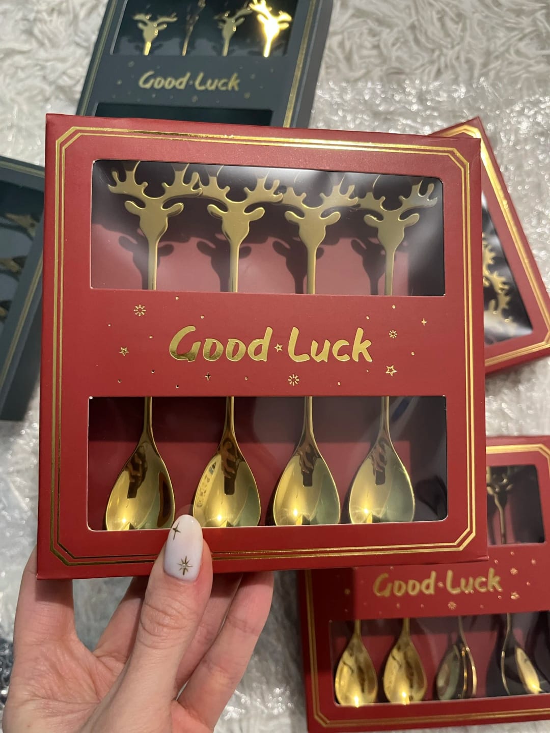 Customer photo review of Festive Serving Decor Cutlery Set